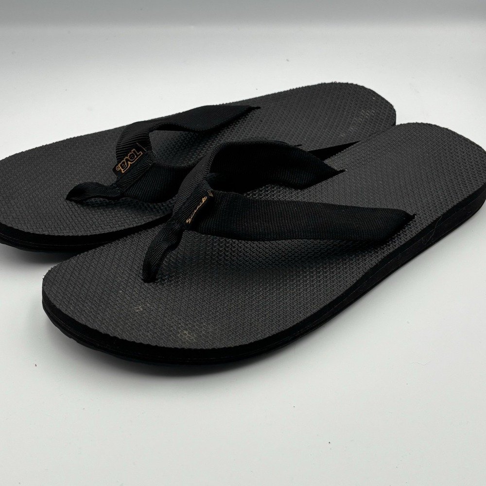 Teva Flip Flop Men's Mush Canvas Thong  Sandals Size 13 UK12‎ Eur47 Japan30.5